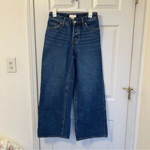 H&M Dark Blue Flare Jeans